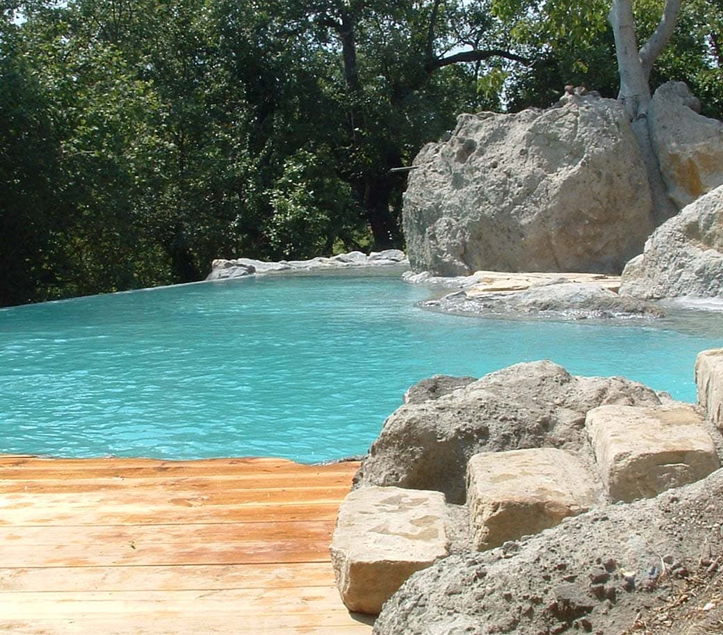 Piscine lagon Vue panoramique