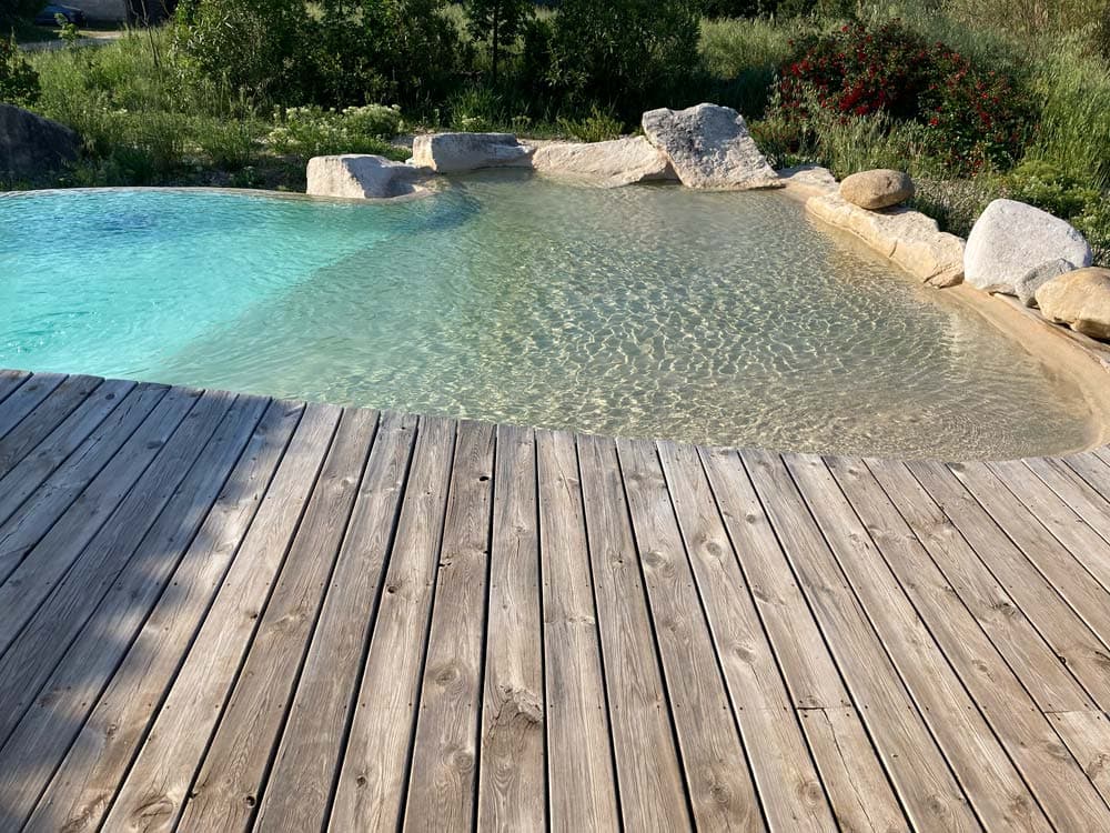 Piscine lagon Lagon avec débordement